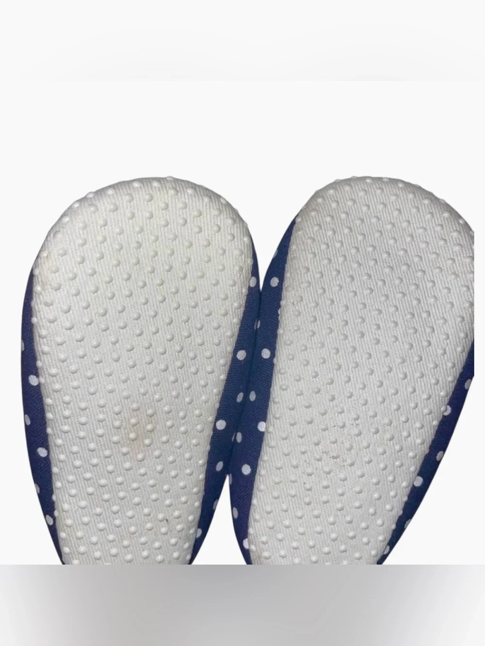 Tommy Hilfiger Navy Polka Dot Mary Janes with Pink Trim NWOT